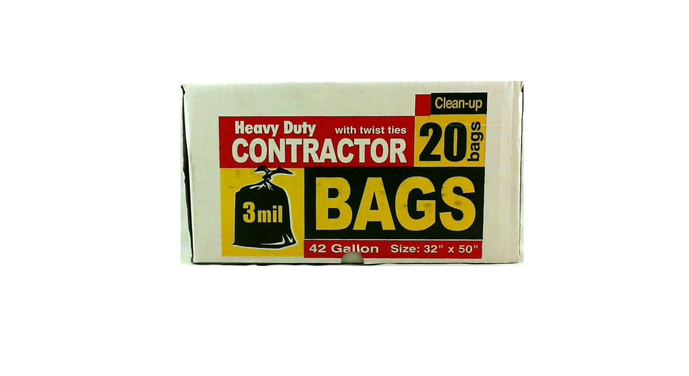 20ct 42gal Contractor Trash Bags Mark's Wholesale